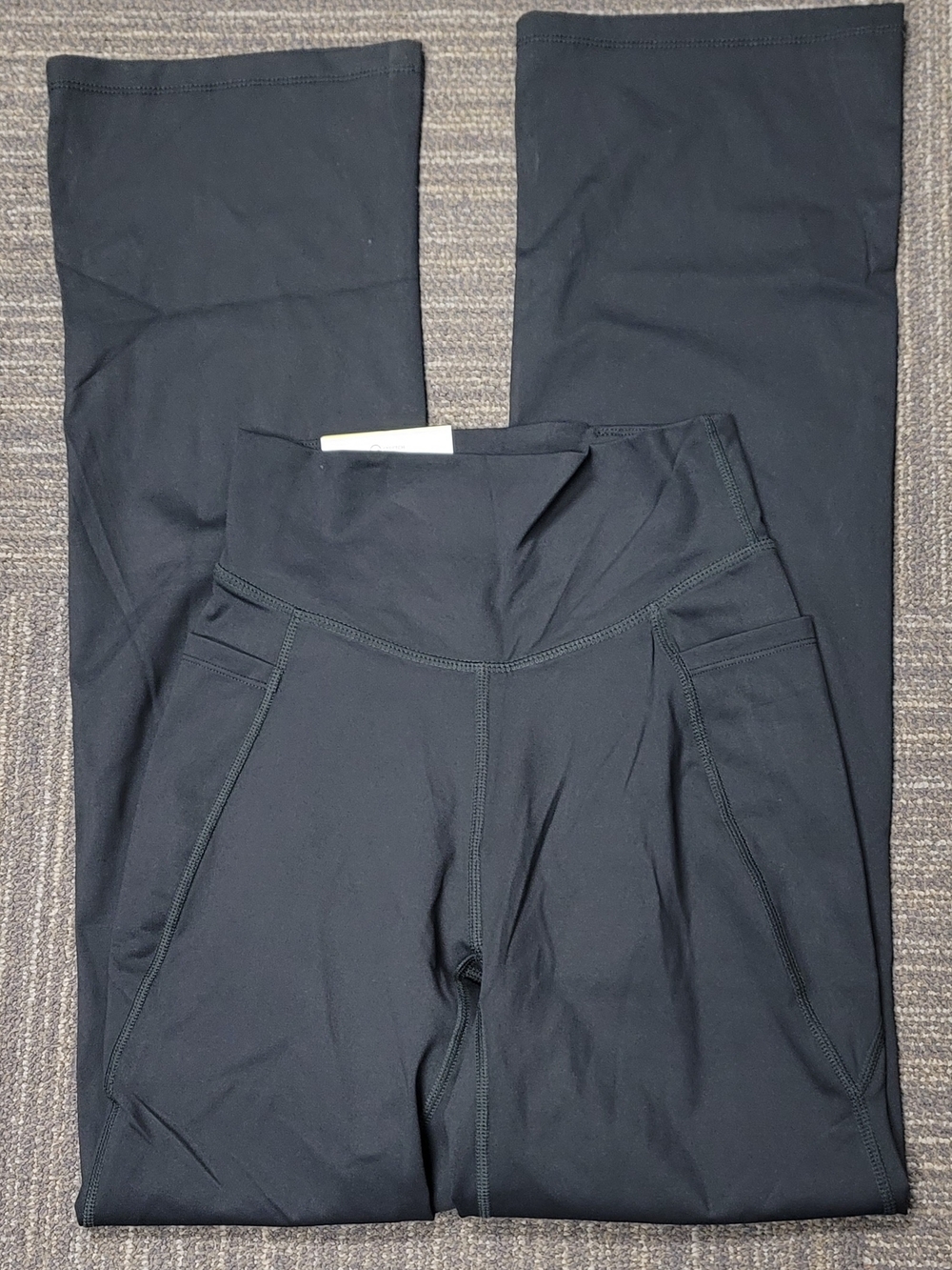 Jockey Black High-Rise Leggings with Side Pockets